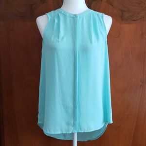Apt 9, Womens Aqua Blouse, sleeveless